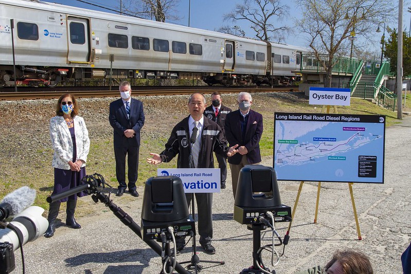 LIRR to Test Electric Railcars on Oyster Bay Branch