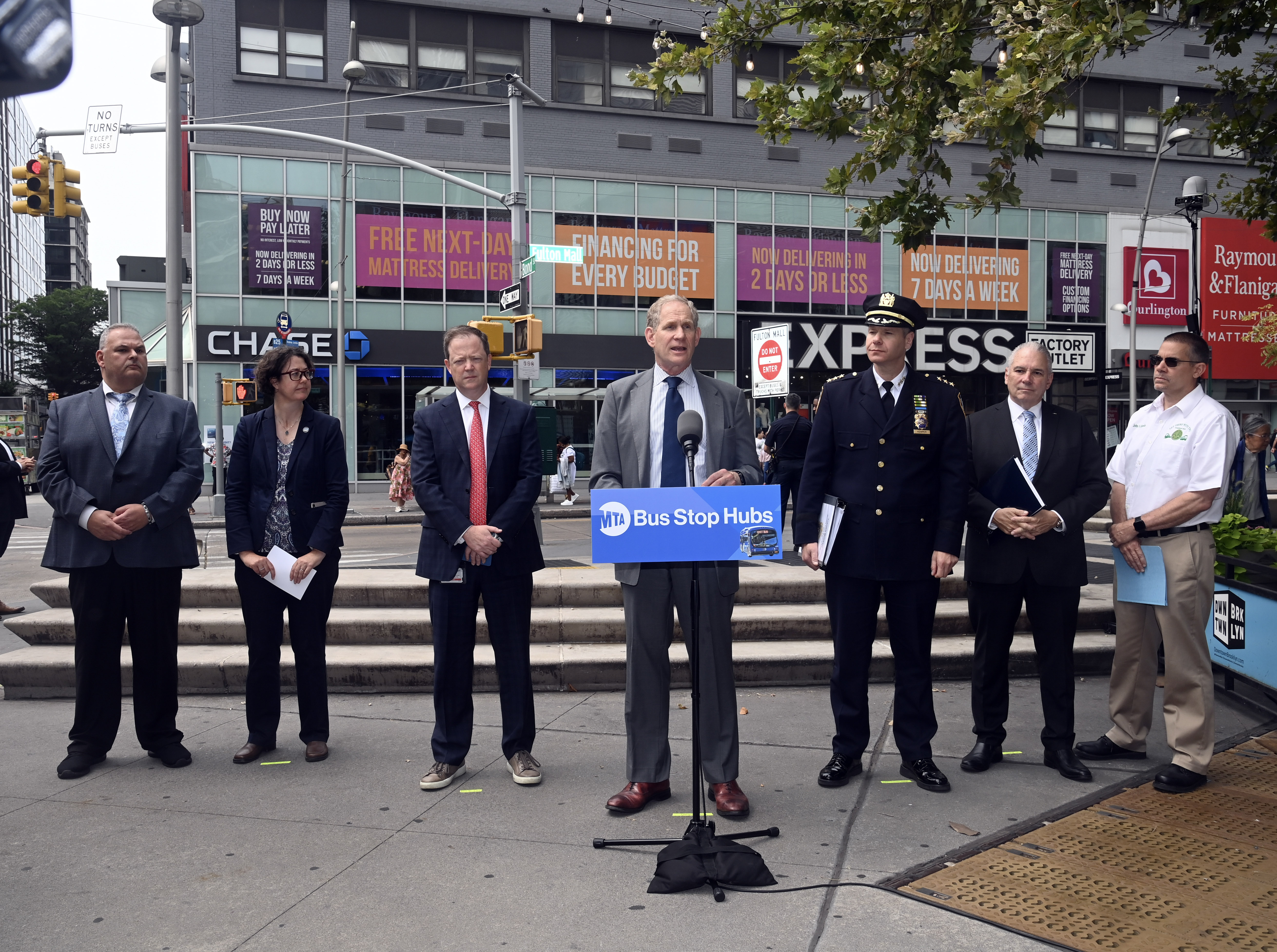 MTA EAGLE Teams Begin Bus Stop Hub Approach
