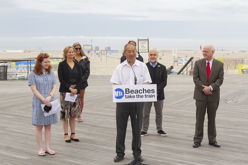 Phil Eng announces LIRR summer incentives programs at Jones Beach