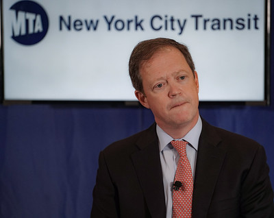 PHOTOS: Incoming MTA New York City Transit President Richard Davey Appears at News Conference  