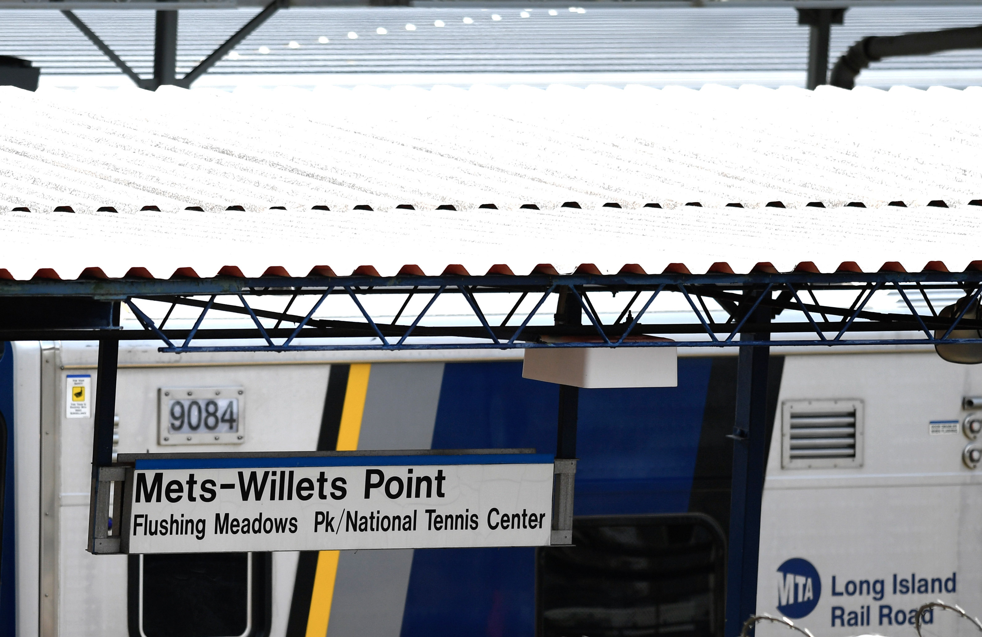 LIRR train at Mets-Willets Point Station 